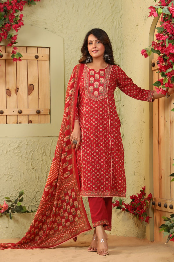 Gulnaar Bloom Suit Set
